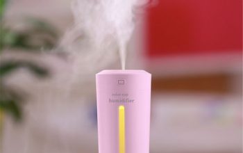 LED Air Humidifier Ultrasonic Cool Mist Purifier USB Rechargeable Home Car 230ML