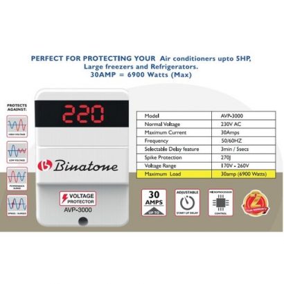 Binatone 30 AMP Automatic Voltage Protector