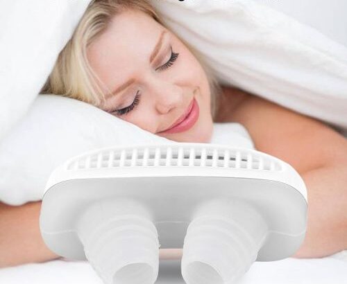 DM 2 In 1 Anti Snoring & Air Purifier Relieve Nasal Congestion Devices-White
