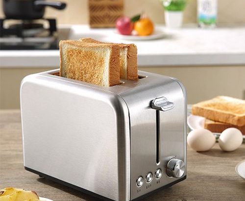 MINI Household Bread Maker Electrical Toaster Cake Cooker 2 Slices Pieces Automatic Breakfast T