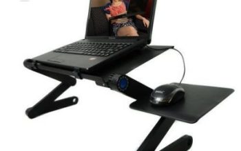 Universal Adjustable Folding Laptop Stand Desk 4 PC Notebook