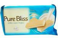 Pure Bliss MILK CREAM WAFERS. 45g (12Pieces)