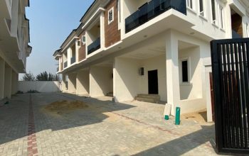 4 bedroom duplex with Governor’s consent for sale in Chevron (Ben)