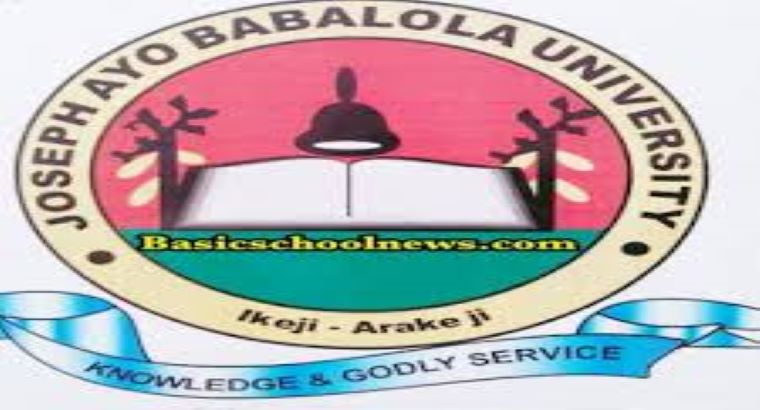 Joseph Ayo Babalola University 2021-2022 Transfer Form/Change Of Institution