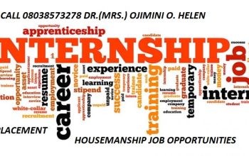 Umuahia Federal Medical Centre 2022/2023 Internship Form,Housemanship Form out