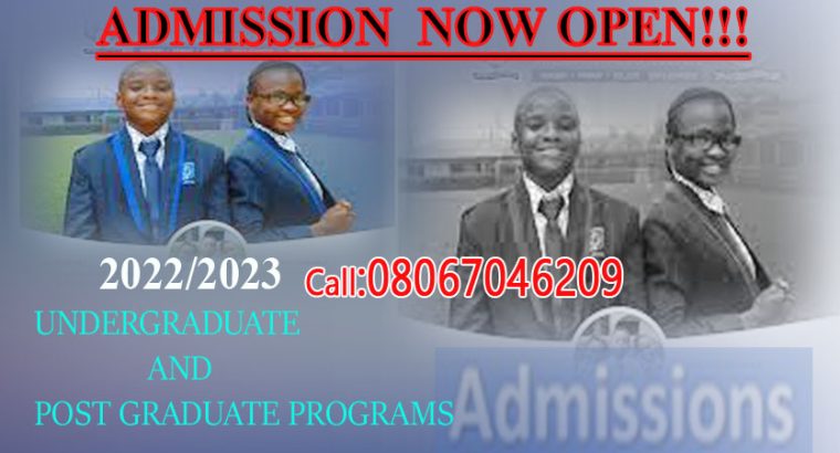 2022/2023 Augustine University (Admission Forms) Post Utme/Direct Entry/Transfer