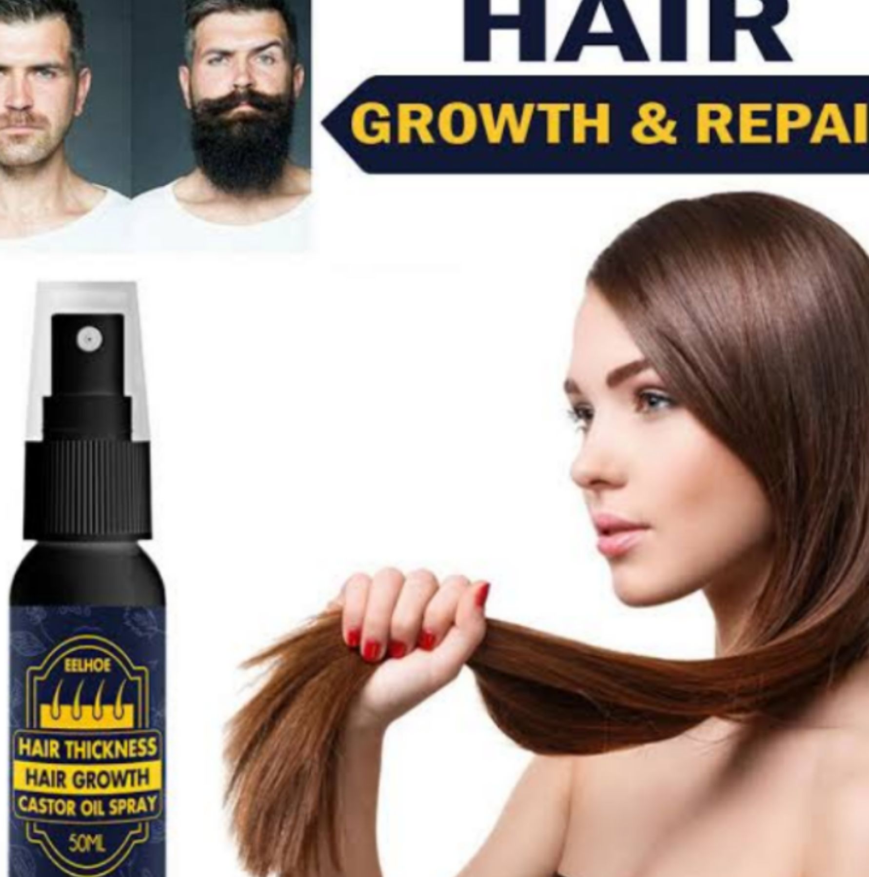 Castor Hair Growth and Repair Spray