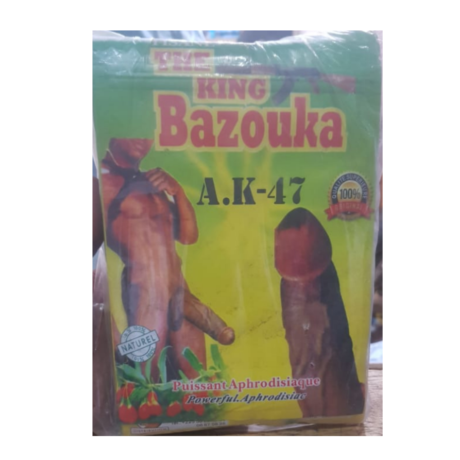 The King Bazouka AK47 Herbal Powder for Penis Enlargement