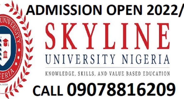 2022/2023 Skyline University kano Post UTME / Direct Entry Screening Form Is out