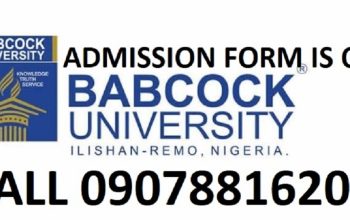 (2023/2024) Babcock university ilishan remo (Transfer/Direct Entry) Form is out_