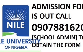 Nile University of Nigeria 2023/2024 Admission List Released.(1st to 3rd batch)F
