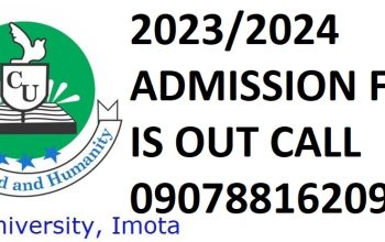 (2023/2024) Caleb university Lagos (Transfer/Direct Entry) Form