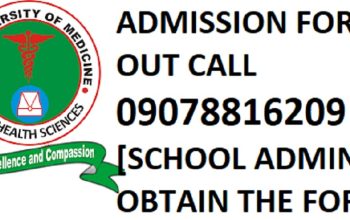 2023/2024 Admission form into Eko University of Medical and Health Sciences is o
